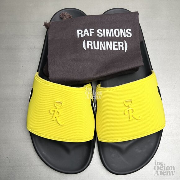 Size 45 EU/12 US Raf Simons Astra Slide \'Yellow Black\' HR810002S 0087 Brand New main image 11